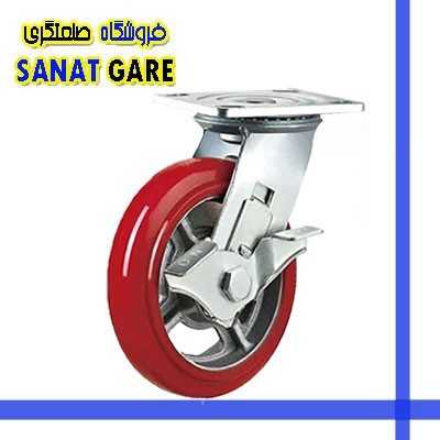 چرخ های لوکس قرمز|چرخ لوکس قرمز ترمزدار 125 چرخ های لوکس قرمز|چرخ لوکس قرمز ترمزدار 125
