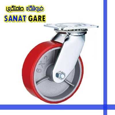 چرخ های پلی یورتان|چرخ پلی یورتان سایز 10 گردان