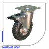 چرخ های دایکاست|چرخ دایکاست روکش لاستیکی سایز 10گردان ترمزدار