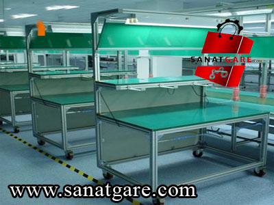 تسمه نقاله پی وی سی / میز مونتاژ الکترونیکی /میز مونتاژ