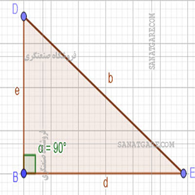 تعریف ضلع در مثلث قائم الزاویه