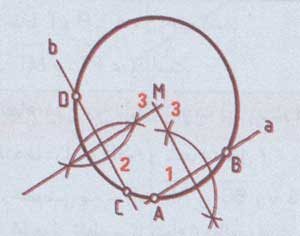 اتصال دو دایره به وسیله قوس و رسم شش ضلعی-دوازده ضلعی